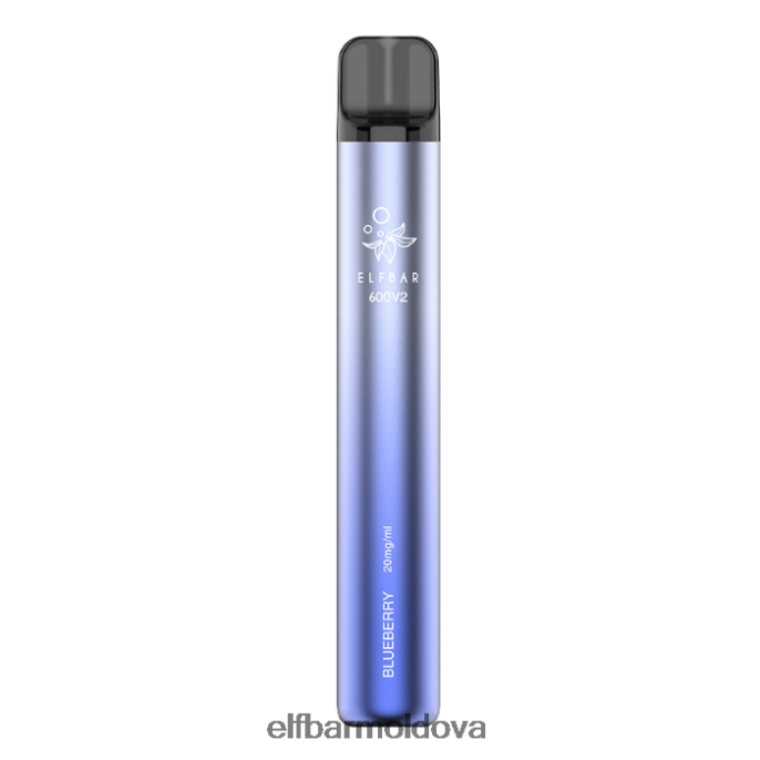 Blueberry XZ6N1 ELFBAR 600V2 Disposable Vape - 20mg