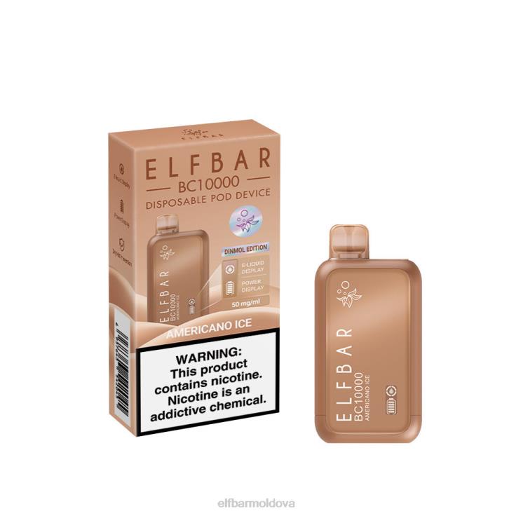 ELFBAR Best Flavor Disposable Vape BC10000 Ice Series Americano Ice 8D8V3