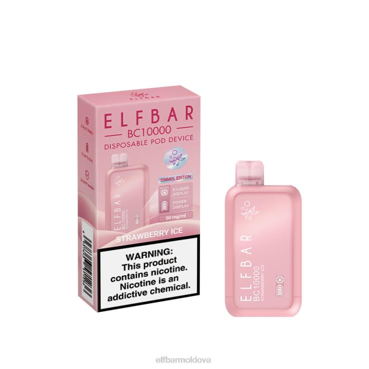 ELFBAR Best Flavor Disposable Vape BC10000 Ice Series Strawberry Ice 8D8V8