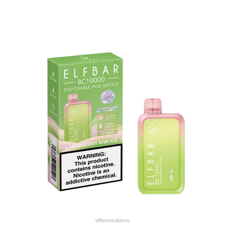 ELFBAR Best Flavor Disposable Vape BC10000 Ice Series Strawberry Kiwi Ice 8D8V2