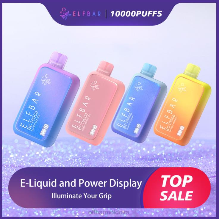 ELFBAR Best Flavor Disposable Vape BC10000 Top Sale Blue Razz Ice 8D8V10
