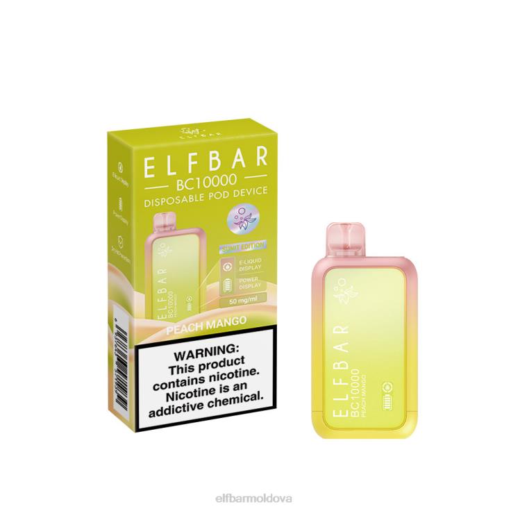 ELFBAR Best Flavor Disposable Vape BC10000 Top Sale Peach Mango 8D8V12