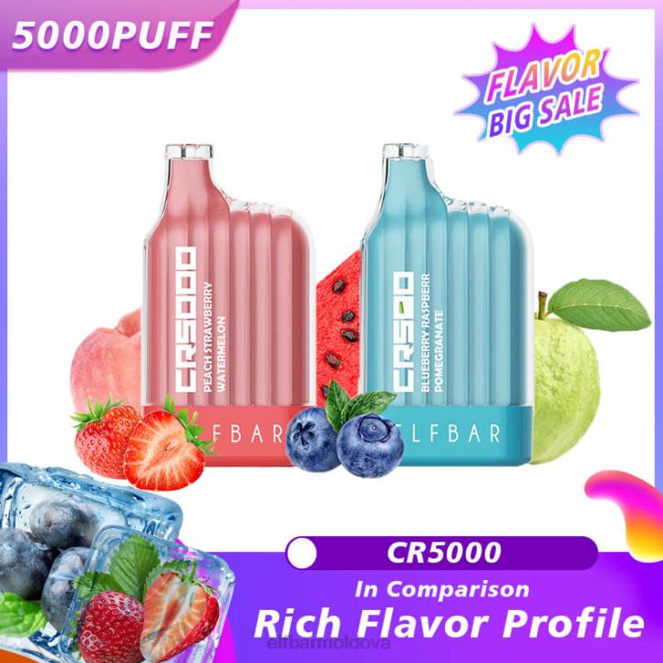 ELFBAR Best Flavor Disposable Vape CR5000 Big Sale Blue Razz Lemonade 8D8V17