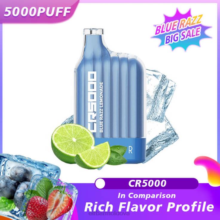 ELFBAR Best Flavor Disposable Vape CR5000 Blue Razz Blue Razz Lemonade 8D8V19