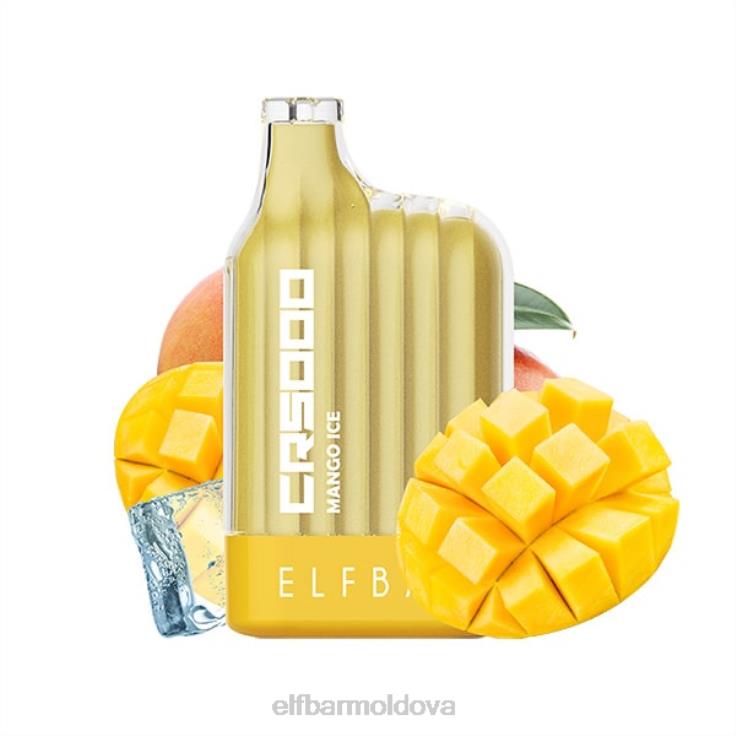 ELFBAR Best Flavor Disposable Vape CR5000 Ice Series Mango Ice 8D8V22