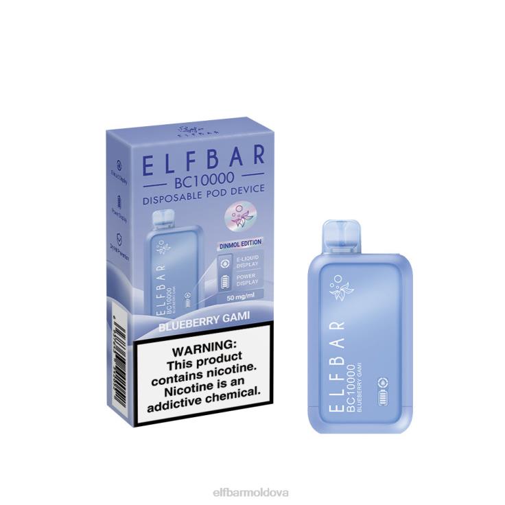 ELFBAR Disposable Vape New BC10000 10000Puffs Blueberry Ice 8D8V50