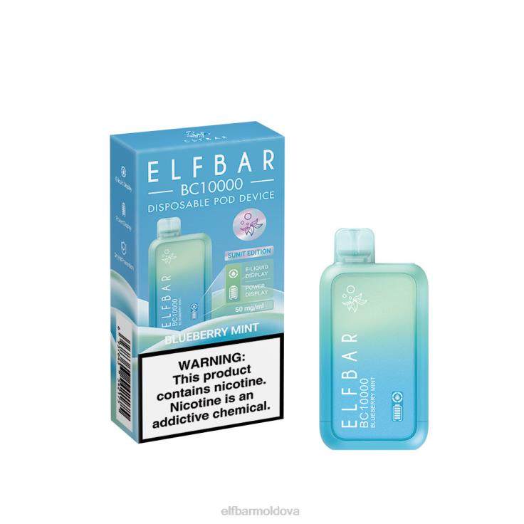 ELFBAR Disposable Vape New BC10000 10000Puffs Blueberry Mint 8D8V37