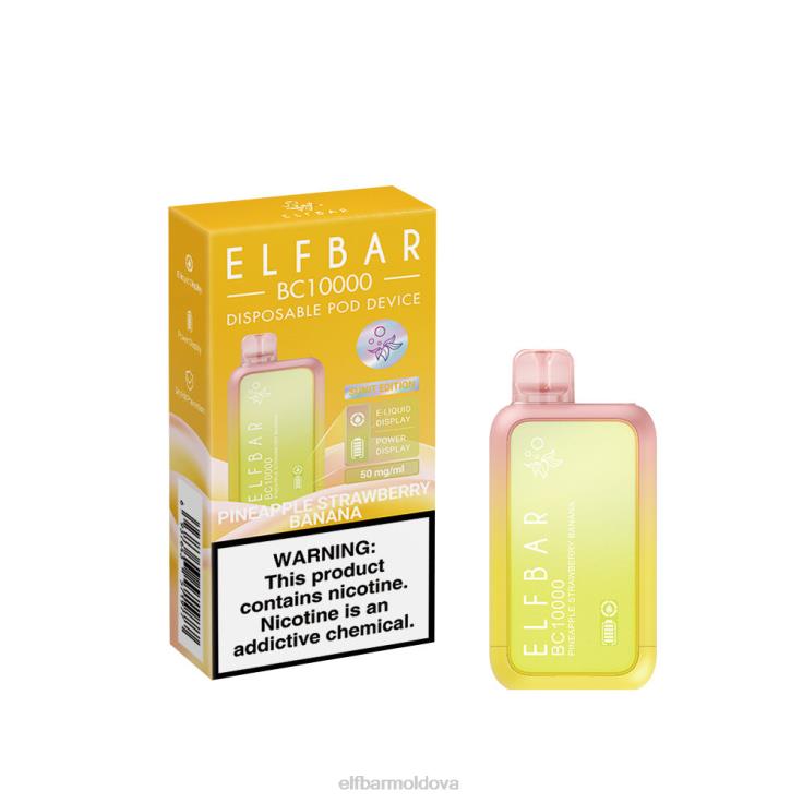 ELFBAR Disposable Vape New BC10000 10000Puffs Pineapple Strawberry Banana 8D8V43