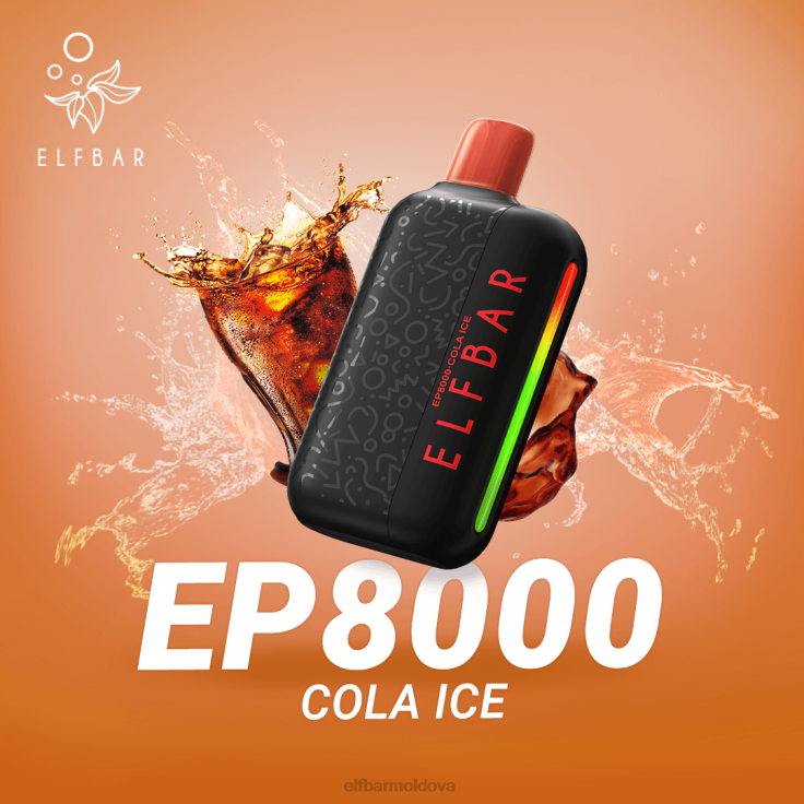 ELFBAR Disposable Vape New EP8000 Puffs Cola Ice 8D8V63