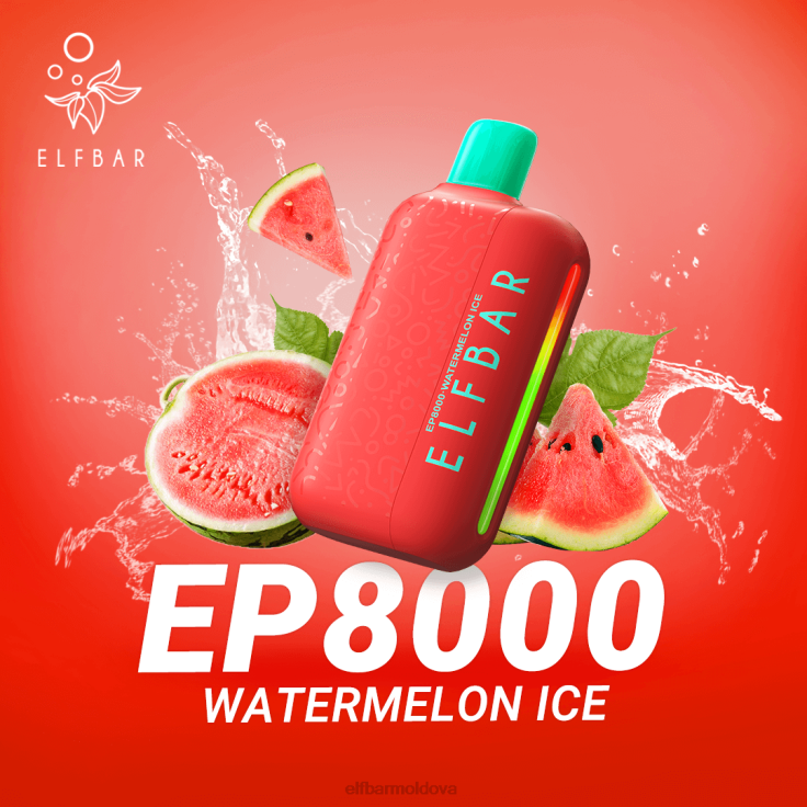 ELFBAR Disposable Vape New EP8000 Puffs Watermelon Ice 8D8V62