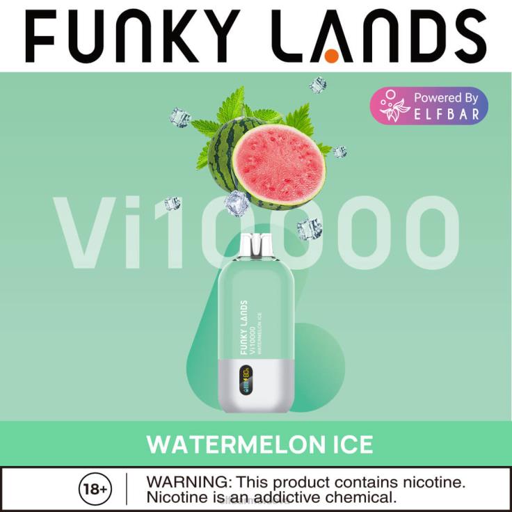 ELFBAR Funky Lands Best Flavor Disposable Vape Vi10000 Iced Series Lemon Lime 8D8V153