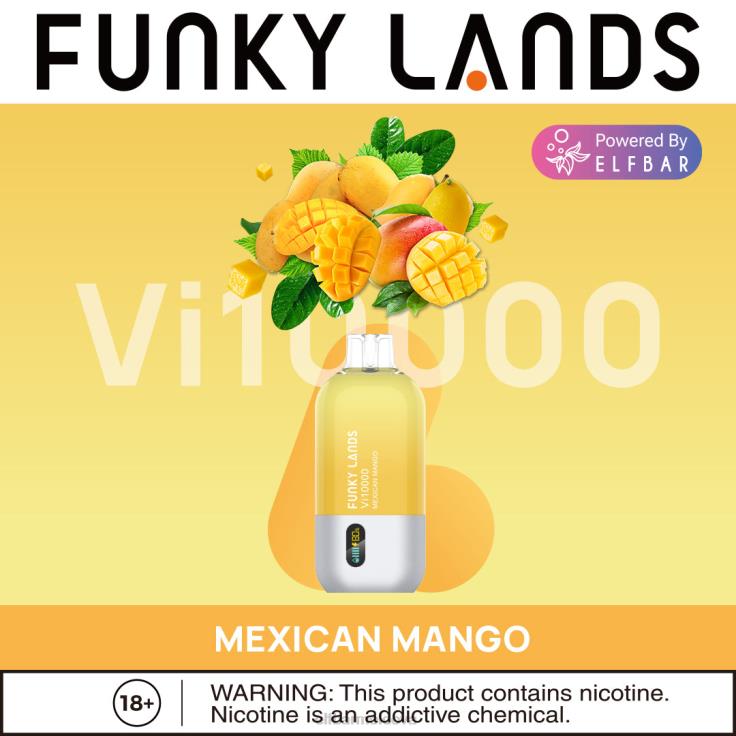 ELFBAR Funky Lands Best Flavor Disposable Vape Vi10000 Top Sale Mexican Mango 8D8V157