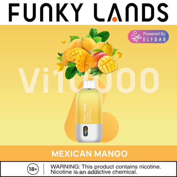 ELFBAR Funky Lands Disposable Vape Vi10000 Puffs Peach Colada 8D8V162