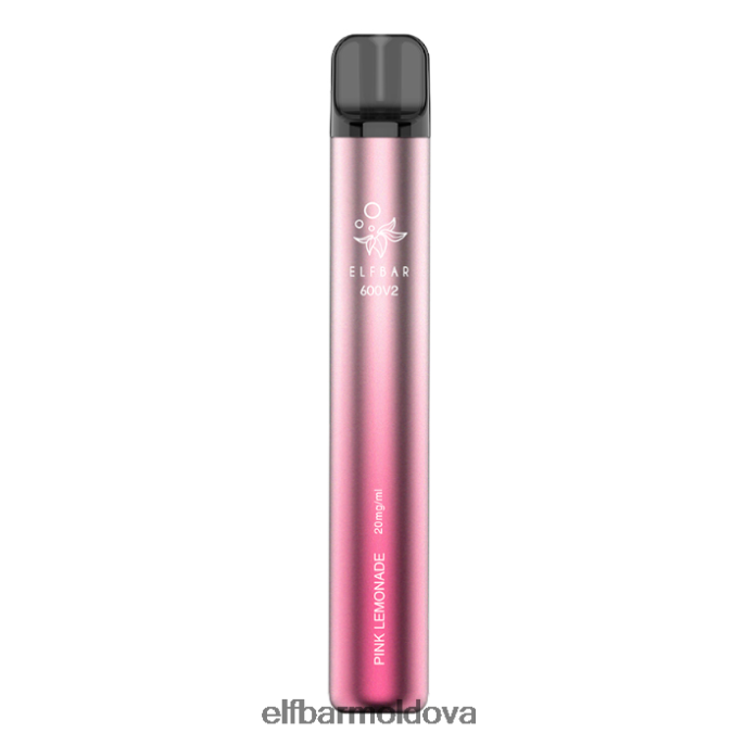 Pink Lemonade XZ6N7 ELFBAR 600V2 Disposable Vape - 20mg