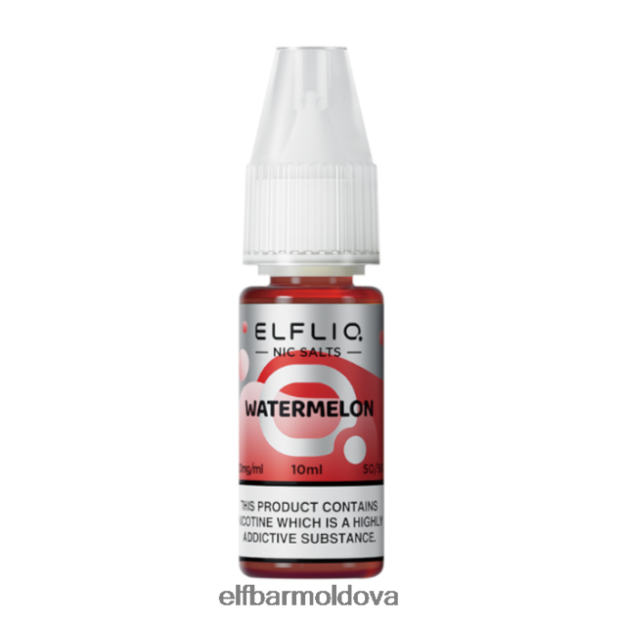 XZ6N204 ELFBAR ELFLIQ Watermelon Nic Salts - 10ml-10 mg/ml