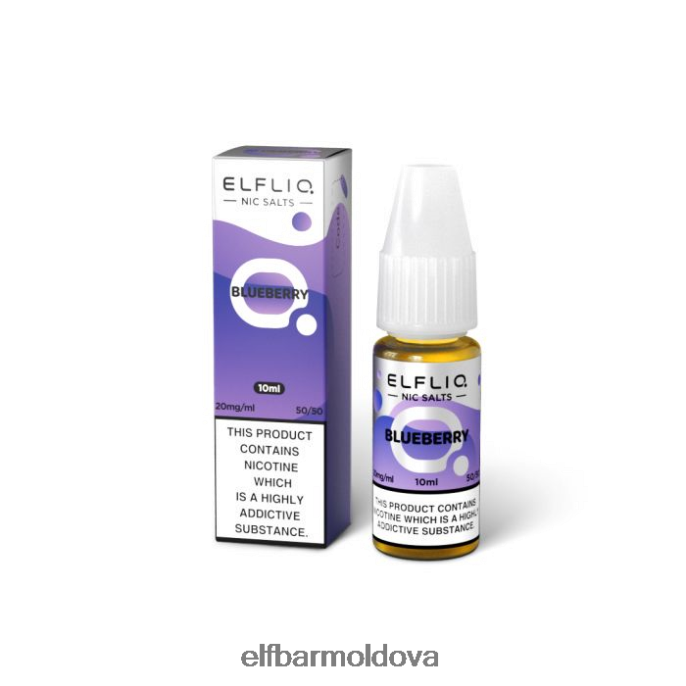 XZ6N216 ELFBAR ELFLIQ Blueberry Nic Salts - 10ml-20 mg/ml