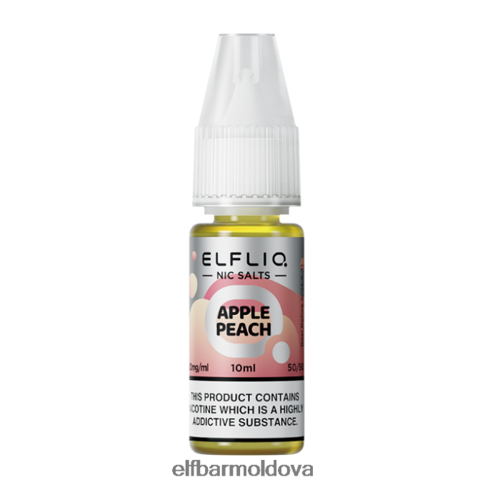 XZ6N219 ELFBAR ELFLIQ Apple Peach Nic Salts - 10ml-10 mg/ml