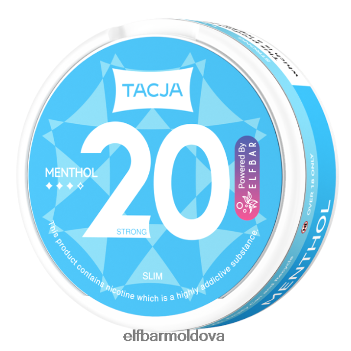 XZ6N221 ELFBAR TACJA Nicotine Pouch - Menthol - 1PK-12mg/g