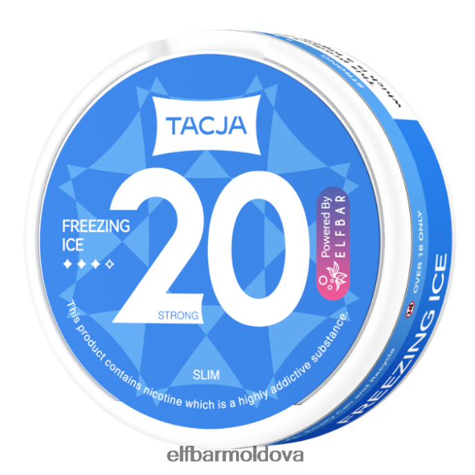 XZ6N228 ELFBAR TACJA Nicotine Pouch - Freezing Ice - 1PK-12mg/g