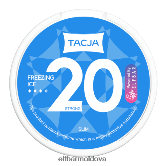 XZ6N229 ELFBAR TACJA Nicotine Pouch - Freezing Ice - 1PK-18mg/g
