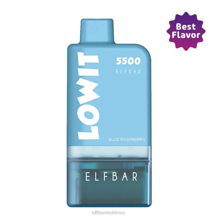 ELFBAR Prefilled Pod Kit LOWIT 5500 2%Nic Blue Raspberry Blue Raspberry+Blue Battery 8D8V134