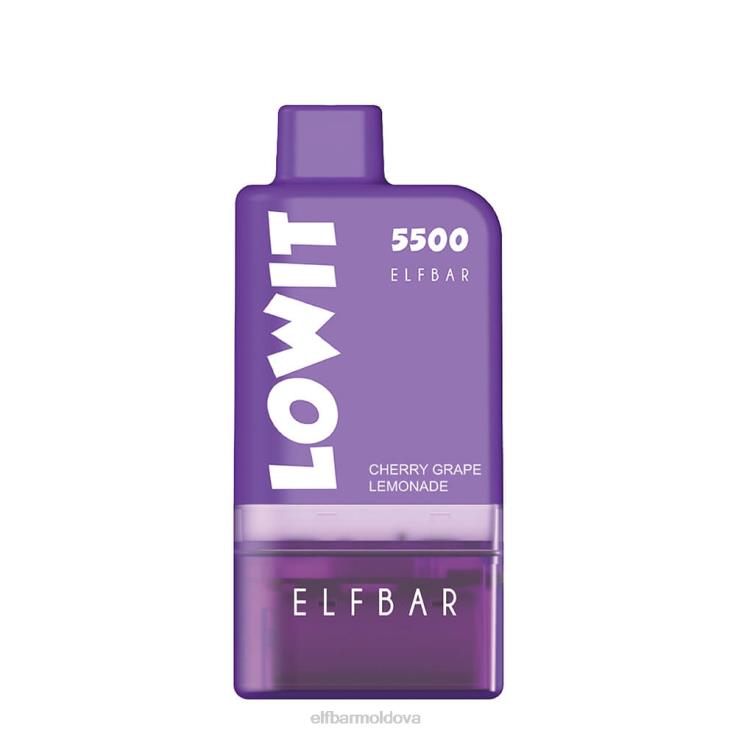 ELFBAR Prefilled Pod Kit LOWIT 5500 2%Nic Grape 8D8V128