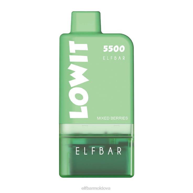 ELFBAR Prefilled Pod Kit LOWIT 5500 2%Nic Mixed Berries 8D8V129