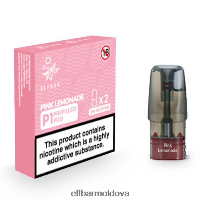 Pink Lemonade XZ6N150 ELFBAR Mate 500 P1 Pre-Filled Pods - 20mg (2 Pack)
